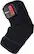 Front. TRAKK - Elbow Brace Heating Wrap - Black.