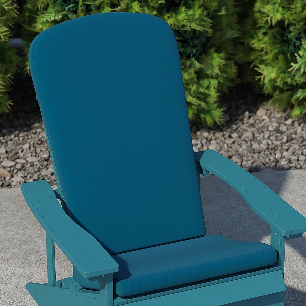 Alt View 14. Alamont Home - Charlestown Set of 2 All-Weather High Back Adirondack Chair Cushions - Teal.
