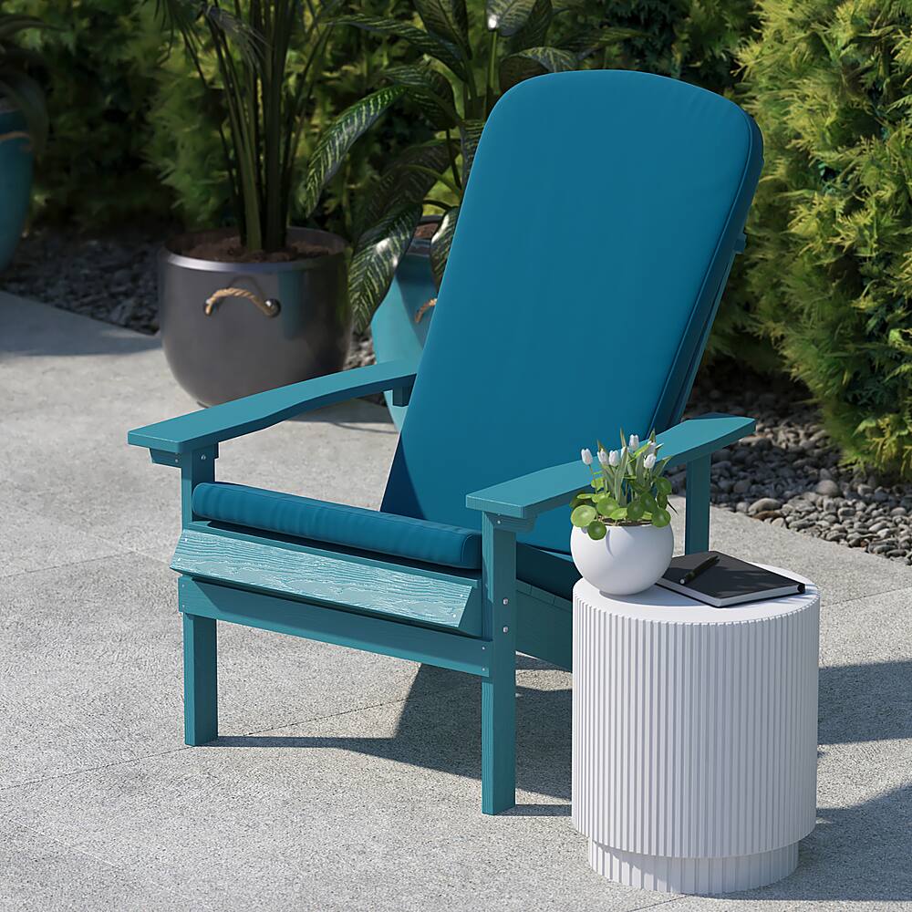 Alt View 15. Alamont Home - Charlestown Set of 2 All-Weather High Back Adirondack Chair Cushions - Teal.
