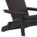 Alt View 18. Alamont Home - Charlestown Indoor/Outdoor Folding Adirondack Chairs with Cushions - Set of 2 - Black/Gray.