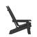 Alt View 19. Alamont Home - Charlestown Indoor/Outdoor Folding Adirondack Chairs with Cushions - Set of 2 - Black/Gray.