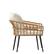 Alt View 18. Alamont Home - Hensley All-Weather Rattan Wicker Patio Chairs with Cushions - 2 Pack - Natural/Cream.