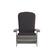 Alt View 11. Alamont Home - Charlestown Indoor/Outdoor Folding Adirondack Chairs with Cushions - Set of 2 - Gray.