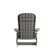 Alt View 17. Alamont Home - Charlestown Indoor/Outdoor Folding Adirondack Chairs with Cushions - Set of 2 - Gray.