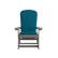 Alt View 11. Alamont Home - Savannah Indoor/Outdoor Rocking Adirondack Chairs with Cushions - Set of 2 - Gray/Teal.