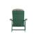 Alt View 17. Alamont Home - Charlestown Indoor/Outdoor Adirondack Chairs with Cushions - Set of 2 - Green/Cream.