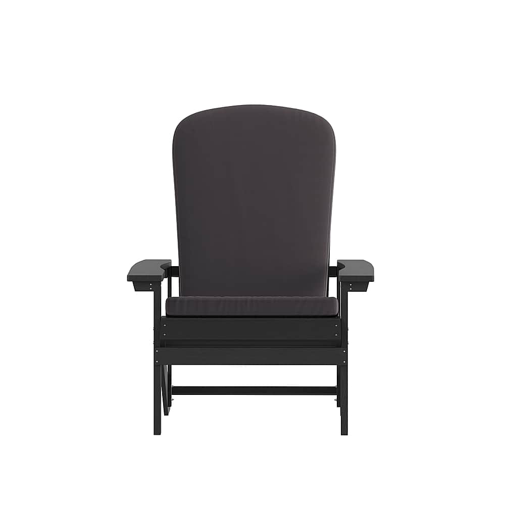 Alt View 11. Alamont Home - Charlestown Indoor/Outdoor Adirondack Chairs with Cushions - Set of 2 - Slate Gray/Gray.