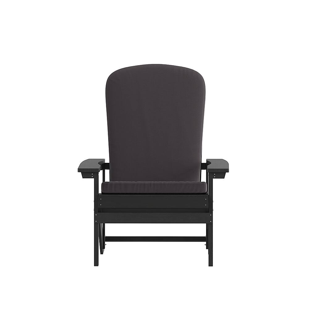 Alt View 11. Alamont Home - Charlestown Indoor/Outdoor Adirondack Chairs with Cushions - Set of 2 - Slate Gray/Gray.