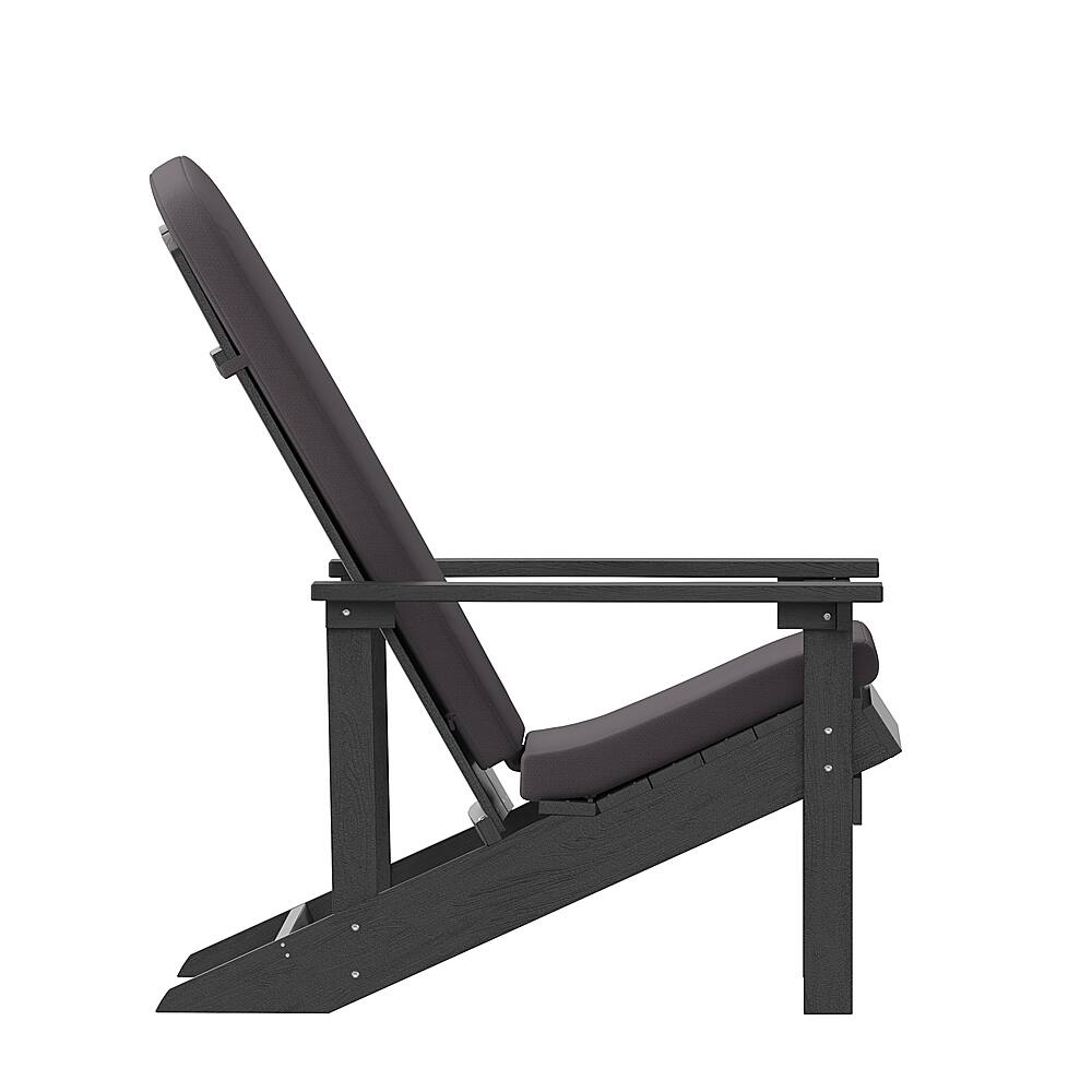 Alt View 19. Alamont Home - Charlestown Indoor/Outdoor Adirondack Chairs with Cushions - Set of 2 - Slate Gray/Gray.