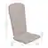 Alt View 14. Alamont Home - Charlestown Indoor/Outdoor Folding Adirondack Chairs with Cushions - Set of 2 - Black/Cream.