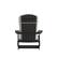 Alt View 17. Alamont Home - Charlestown Indoor/Outdoor Folding Adirondack Chairs with Cushions - Set of 2 - Black/Cream.