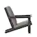 Alt View 18. Alamont Home - Charlestown All-Weather Poly Resin Adirondack Style Chair & Cushions - Black/Charcoal.