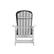 Alt View 17. Alamont Home - Savannah Indoor/Outdoor Rocking Adirondack Chairs with Cushions - Set of 2 - White/Gray.
