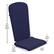 Alt View 14. Alamont Home - Savannah Indoor/Outdoor Rocking Adirondack Chairs with Cushions - Set of 2 - Gray/Blue.