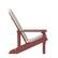 Alt View 19. Alamont Home - Charlestown Indoor/Outdoor Adirondack Chairs with Cushions - Set of 2 - Red/Cream.