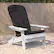 Alt View 15. Alamont Home - Charlestown Indoor/Outdoor Folding Adirondack Chairs with Cushions - Set of 2 - White/Gray.