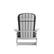 Alt View 17. Alamont Home - Charlestown Indoor/Outdoor Folding Adirondack Chairs with Cushions - Set of 2 - White/Gray.