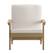 Alt View 11. Alamont Home - Charlestown All-Weather Poly Resin Adirondack Style Chair & Cushions - Natural Cedar/Cream.