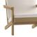Alt View 17. Alamont Home - Charlestown All-Weather Poly Resin Adirondack Style Chair & Cushions - Natural Cedar/Cream.