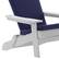 Alt View 18. Alamont Home - Charlestown Indoor/Outdoor Folding Adirondack Chairs with Cushions - Set of 2 - White/Blue.