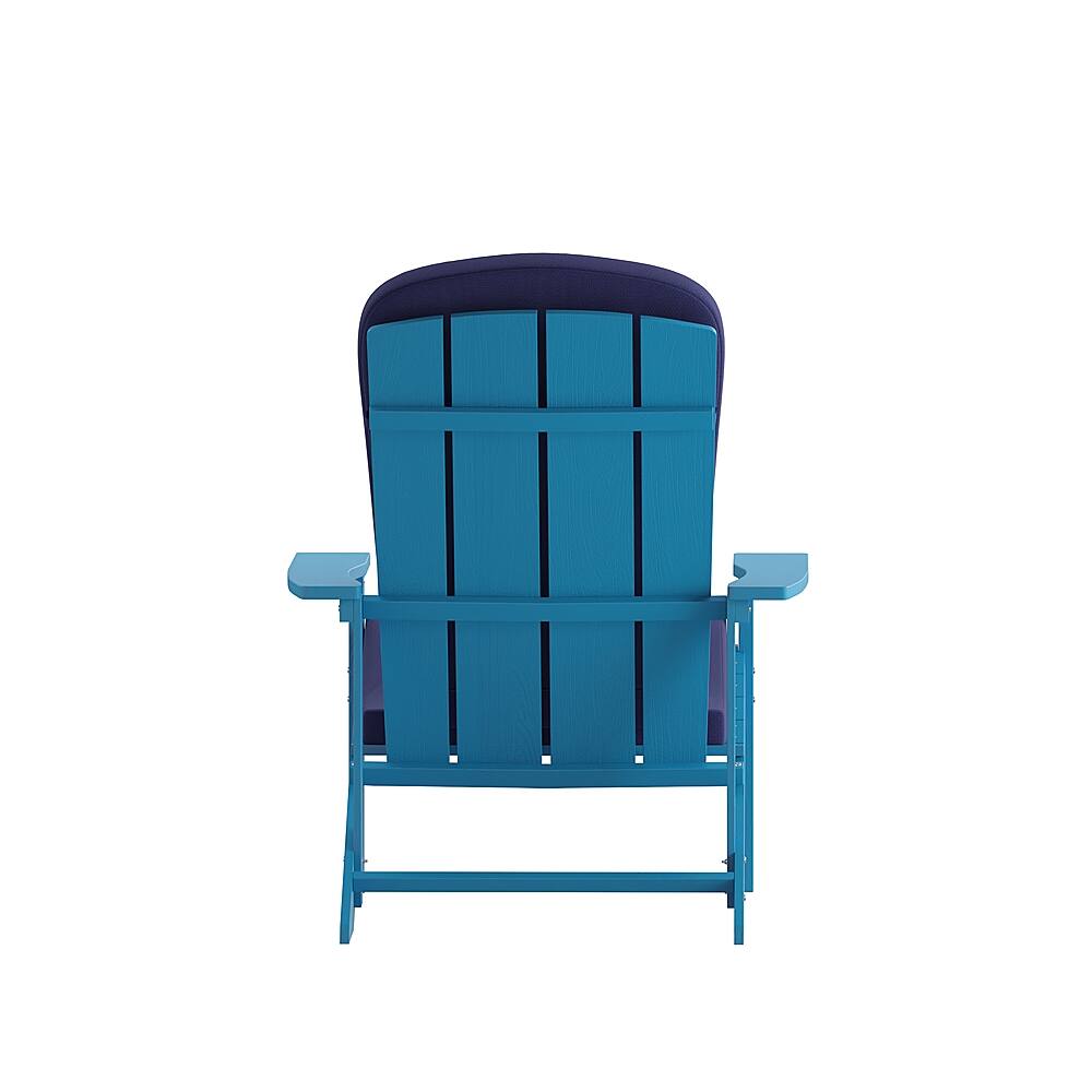 Alt View 17. Alamont Home - Charlestown Indoor/Outdoor Adirondack Chairs with Cushions - Set of 2 - Blue.