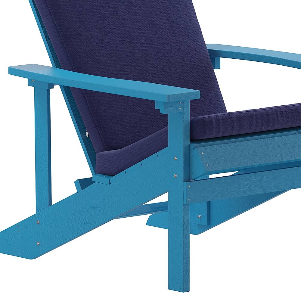 Alt View 18. Alamont Home - Charlestown Indoor/Outdoor Adirondack Chairs with Cushions - Set of 2 - Blue.