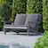 Alt View 12. Alamont Home - Charlestown All-Weather Poly Resin Adirondack Loveseat & Cushions - Gray.