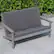 Alt View 14. Alamont Home - Charlestown All-Weather Poly Resin Adirondack Loveseat & Cushions - Gray.