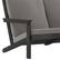 Alt View 17. Alamont Home - Charlestown All-Weather Poly Resin Adirondack Loveseat & Cushions - Black/Charcoal.