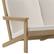 Alt View 17. Alamont Home - Charlestown All-Weather Poly Resin Adirondack Loveseat & Cushions - Natural Cedar/Cream.