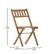 Alt View 13. Alamont Home - Martindale Indoor/Outdoor Solid Acacia Wood Folding Bistro Chairs - Set of 2 - Natural.