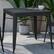 Alt View 12. Alamont Home - Helvey Indoor/Outdoor Commercial Steel Patio Table with Poly Resin Slatted Top - Black.