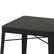 Alt View 17. Alamont Home - Helvey Indoor/Outdoor Commercial Steel Patio Table with Poly Resin Slatted Top - Black.