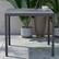 Alt View 12. Alamont Home - Harris Indoor/Outdoor Commercial Steel Patio Table with Poly Resin Slatted Top - Black.