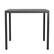 Alt View 18. Alamont Home - Harris Indoor/Outdoor Commercial Steel Patio Table with Poly Resin Slatted Top - Black.