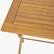 Alt View 16. Alamont Home - Martindale Indoor/Outdoor 24" Square Solid Acacia Wood Slat Top Folding Patio Table - Natural.
