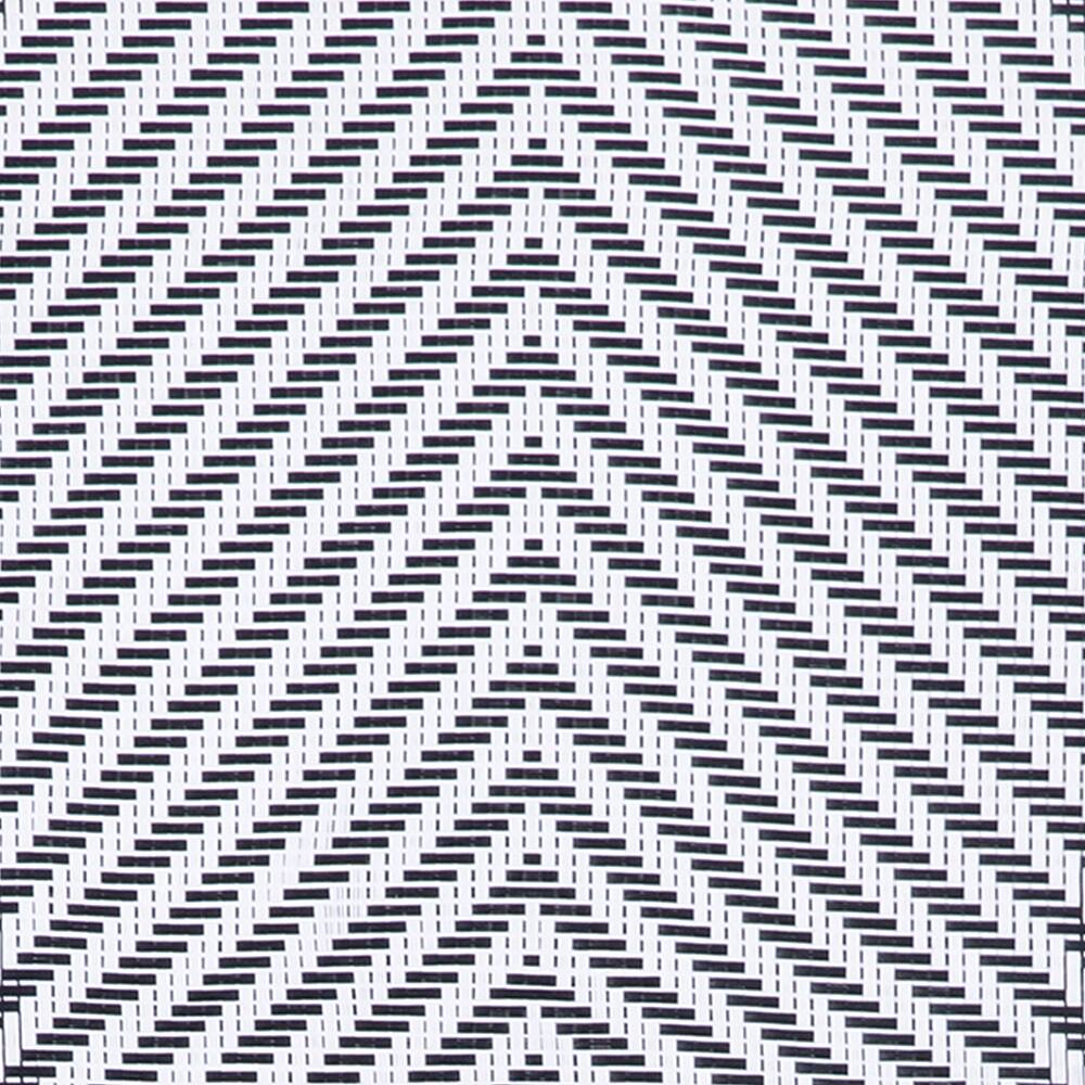 Alt View 19. Alamont Home - Marseille All-Weather Commercial Paris Chair with Light Natural Aluminum Frame - Black & White/Light Natural Frame.