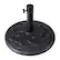 Front. Alamont Home - Kona Universal Cement Patio Umbrella Base - Weatherproof - 19.25" Diameter - Bronze.
