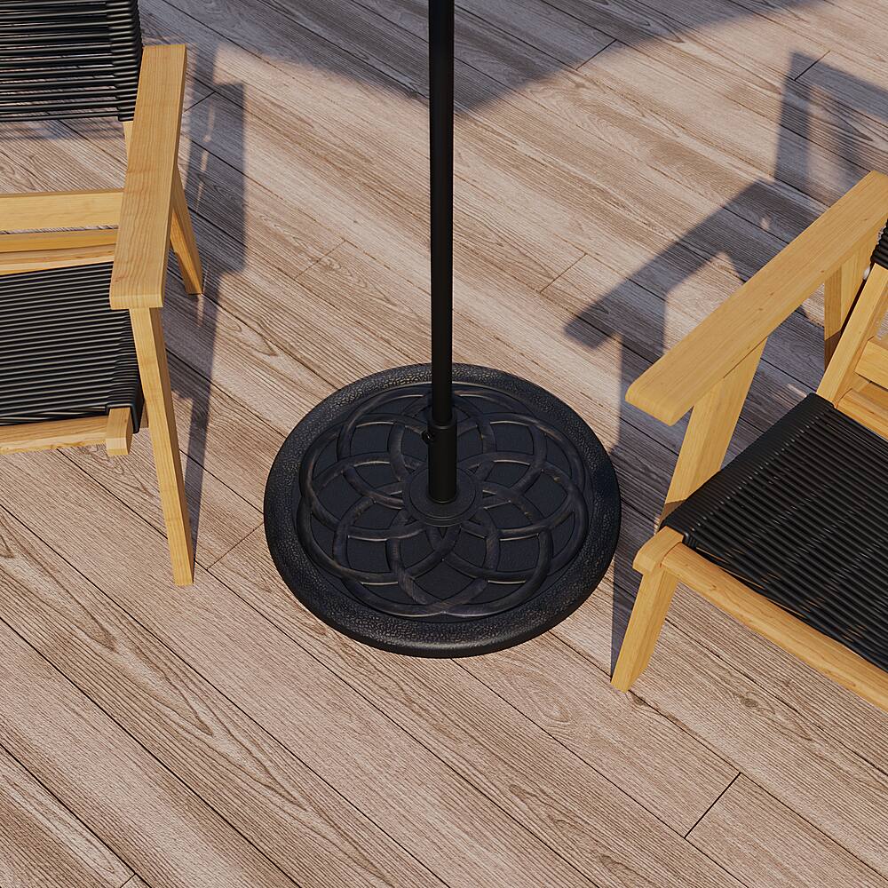Alt View 13. Alamont Home - Kona Universal Cement Patio Umbrella Base - Weatherproof - 19.25" Diameter - Bronze.