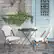 Alt View 14. Alamont Home - Lourdes All-Weather Commercial Paris Chair with Bamboo Print Aluminum Frame - White & Gray/Natural Frame.