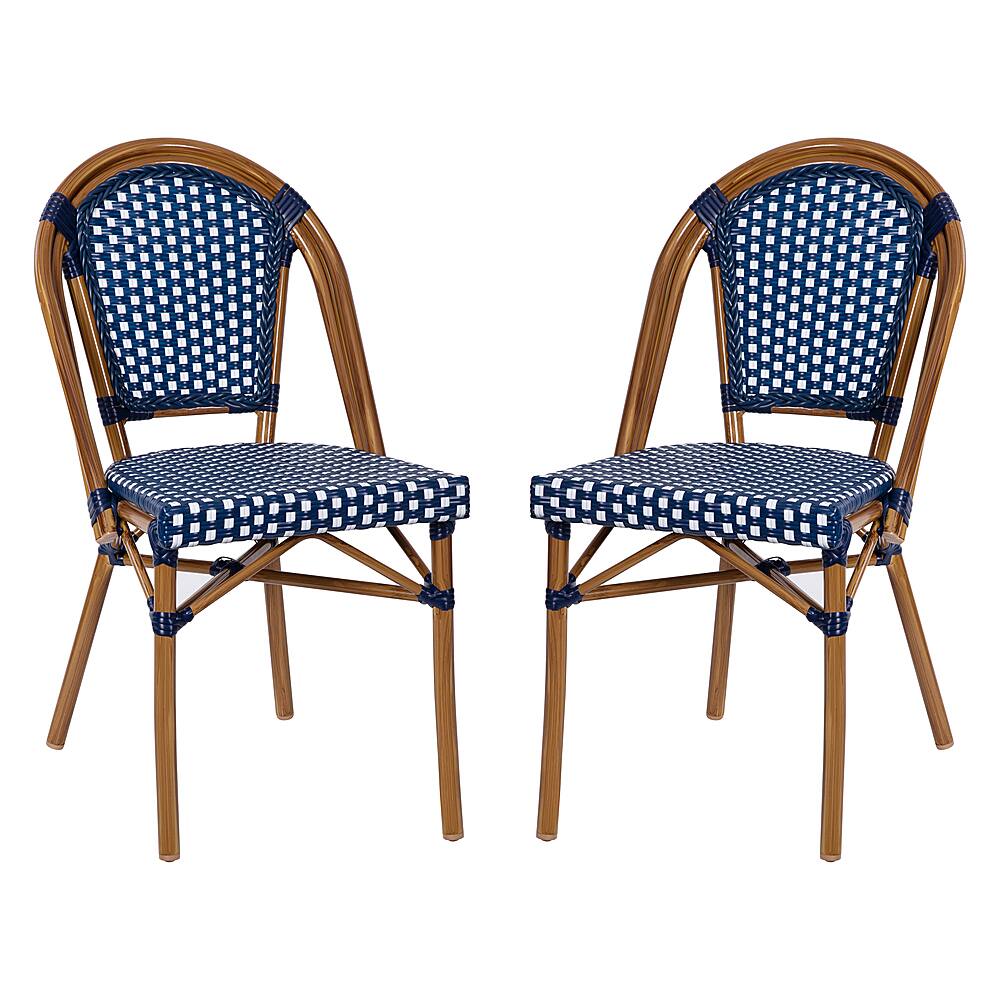 Navy & White/Natural Frame