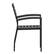 Alt View 18. Alamont Home - Lark 2 Pack All-Weather Black Aluminum Patio Stack Chairs - Gray Wash Teak.