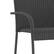 Alt View 17. Alamont Home - Maxim Indoor/Outdoor Stacking Steel Framed Wicker Dining Armchairs - 2 Pack - Gray.