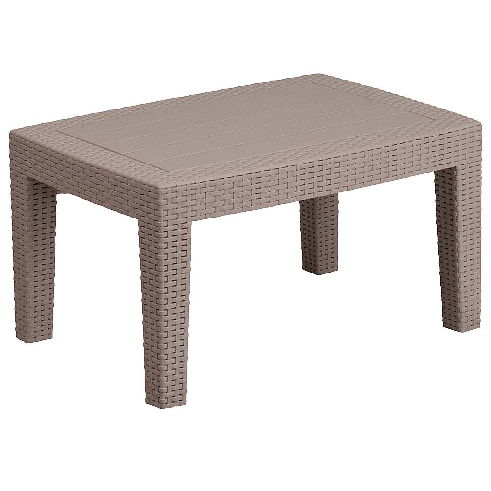 Alamont Home - Seneca Contemporary Patio Coffee Table - Light Gray