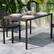 Alt View 12. Alamont Home - Lark Steel All-Weather Patio Dining Table with Faux Teak Slat Top-Seats 4 - Gray Wash Teak.