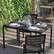 Alt View 15. Alamont Home - Lark Steel All-Weather Patio Dining Table with Faux Teak Slat Top-Seats 4 - Gray Wash Teak.