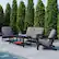 Alt View 15. Alamont Home - Charlestown Indoor/Outdoor Poly Resin 2-Tier Adirondack Coffee Table - Black.