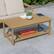 Alt View 14. Alamont Home - Charlestown Indoor/Outdoor Poly Resin 2-Tier Adirondack Coffee Table - Natural Cedar.