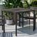 Alt View 11. Alamont Home - Lark Steel All-Weather Patio Dining Table with Faux Teak Slat Top-Seats 4 - Gray Wash Teak.