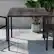 Alt View 13. Alamont Home - Lark Steel All-Weather Patio Dining Table with Faux Teak Slat Top-Seats 4 - Gray Wash Teak.